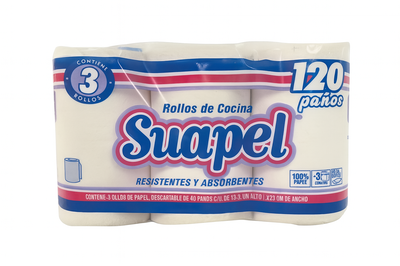 Rollo de cocina Suapel x3 rollos