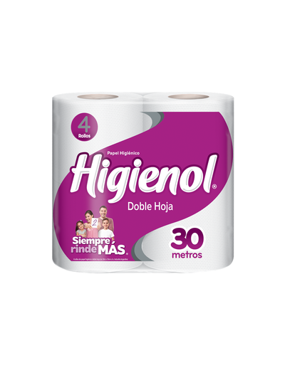 Papel Higiénico Higienol hoja doble 