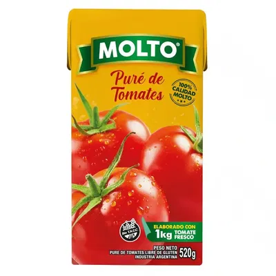 Pure de tomate Molto 520gr 
