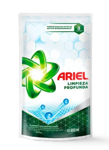 Jabon liquido Ariel 800ml