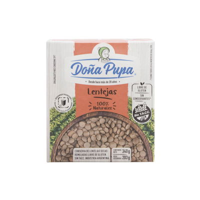 Lentejas Doña Pupa 340gr 
