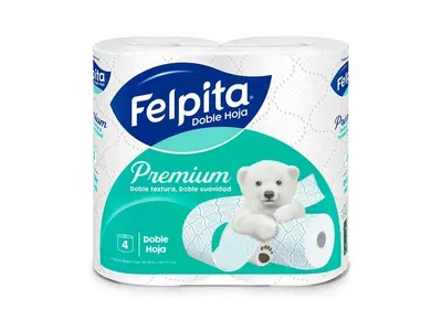 Papel Higiénico Felpita hoja doble 