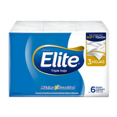 Pañuelos descartables Elite X 6 unidades 