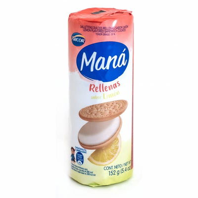 Galletas Mana Rellenas 152gr
