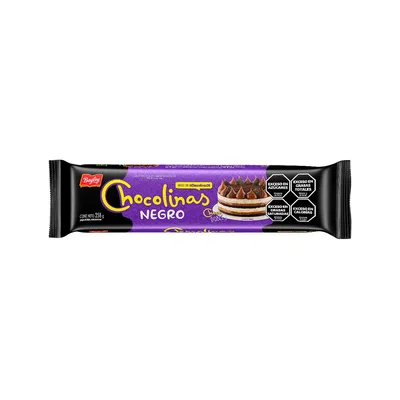 Galletas Chocolinas Chocolate Negro 258gr 