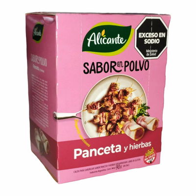 Alicante Sabor en Polvo Panceta y Hierbas 7.5gr (caja 12 sobres) 