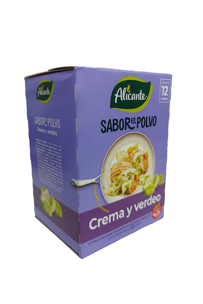 Alicante Sabor en Polvo Crema y Verdeo 7.5gr (caja 12 sobres) 