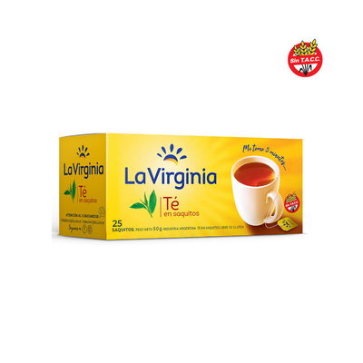 Te Negro Clásico La Virginia x 25 saquitos