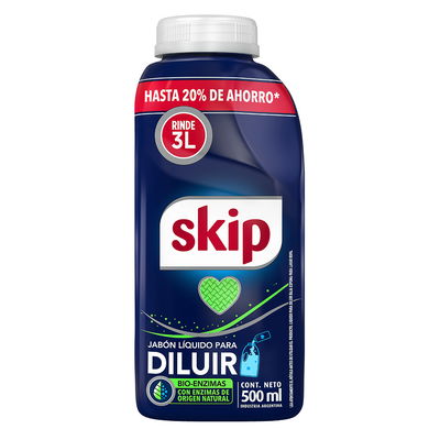Jabon liquido Skip para diluir 500ml