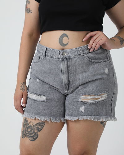 SHORT NIKO CON ROTURAS rigido  KAMOO