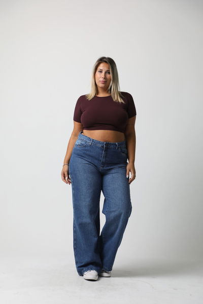 WIDE LEG BLAIR rigido KAMOO