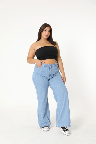 PANTALON WIDE LEG CELESTE MADDEN