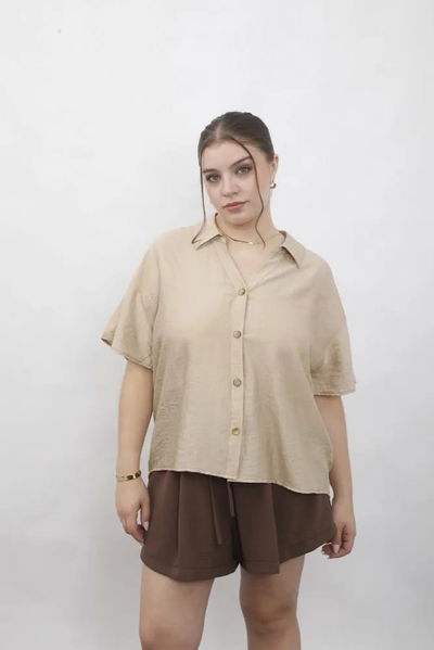 4117 Camisa Cuello V