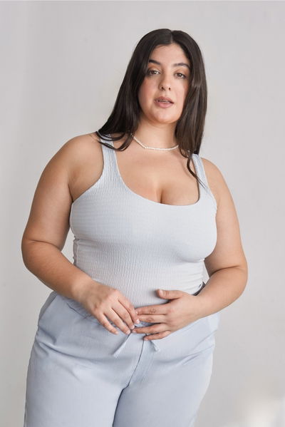 MUSCULOSA DOBLE ARRUGADO