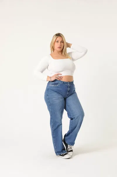 WIDE LEG JAPON CON TACHAS rigido