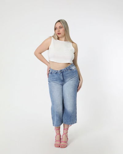 WIDE LEG RUBY rigido