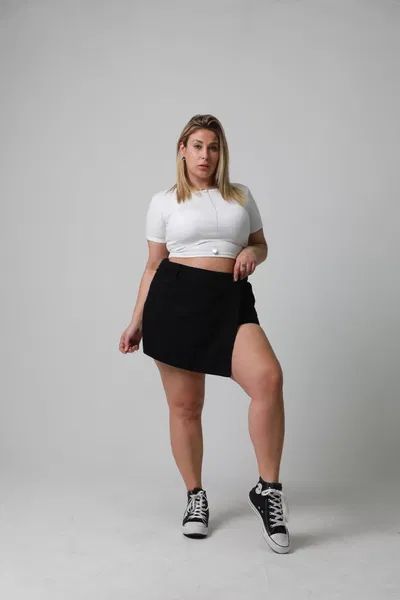 SHORT POLLERA BLACK SPARK rigido