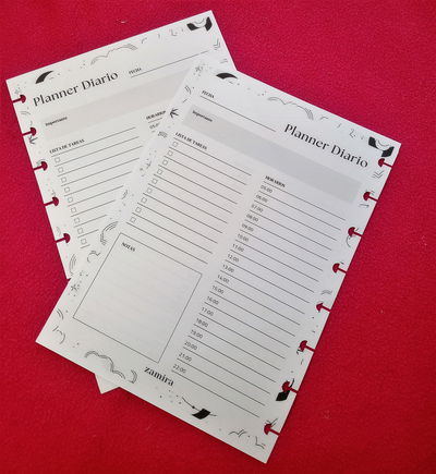 Planner Diario a5 Minimal 45 Hojas