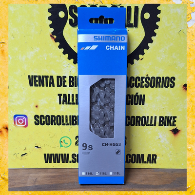 Cadena Shimano CN-HG53 para 9 V 116L