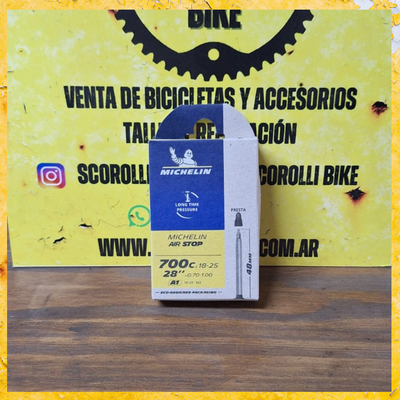 Cámara Klincher Michelin 700 x 18/25 48mm