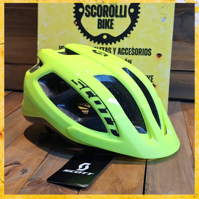 Casco Scott Supra amarillo