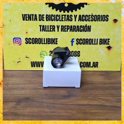 Luz delantera cilindrica recarga USB