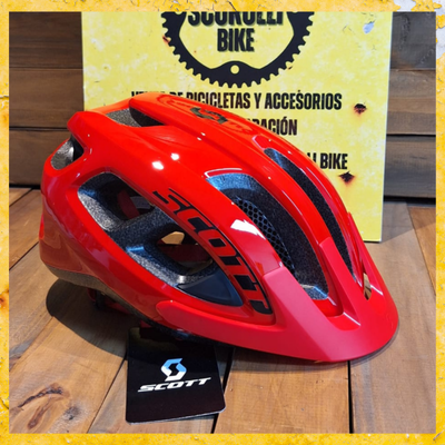Casco Scott Supra rojo