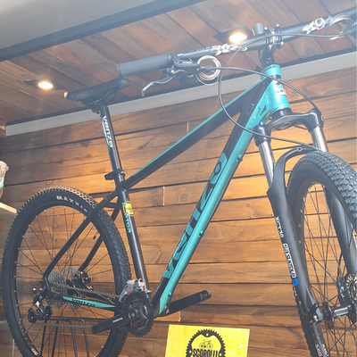 Venzo Raptor 18V negro + turquesa