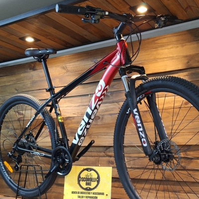 Venzo Ahead 21V negro + rojo