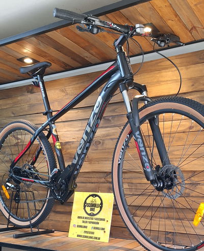 Venzo Thorn negro+rojo 3x8 Shimano Altus