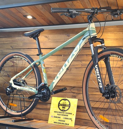 Venzo Thorn verde+ beige 3x8 Shimano Altus