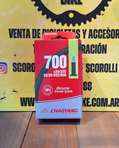 Cámara Chaoyang rodado 700x 25/32 VA 48mm