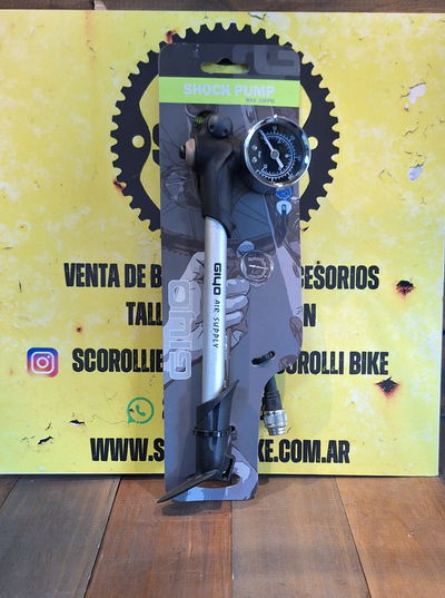 Inflador de mano Giyo p/ suspensiones 