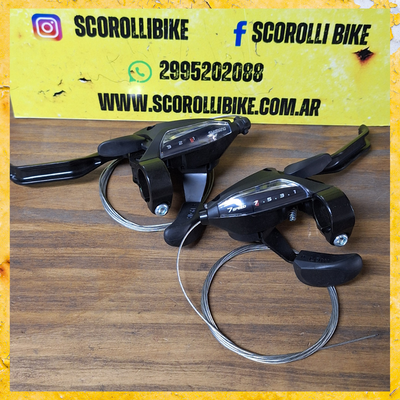 Manija integrada Shimano Altus 3x7 ST-EF500