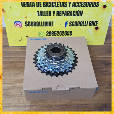 Piñon Shimano MF-TZ510 a rosca 6V