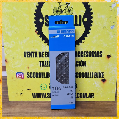 Cadena Shimano CN-HG54 para 10 V 116L