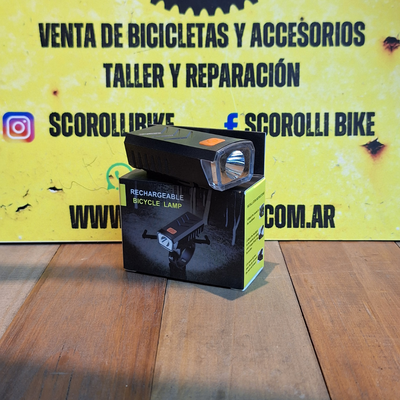 Luz delantera recarga USB