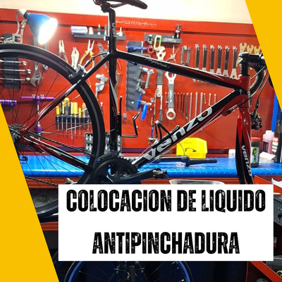 Colocación de liquido antipinchadura