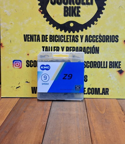 Cadena KMC Z9 9 velocidades 116L