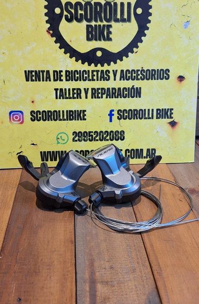 Shifter Shimano Alivio par 3x9 con visor