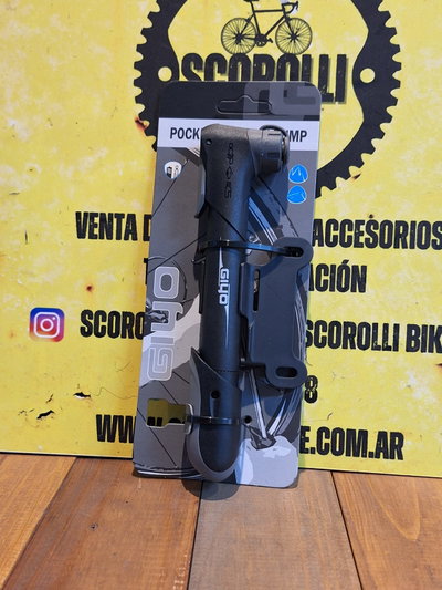 Inflador de mano Giyo 15cm plastico