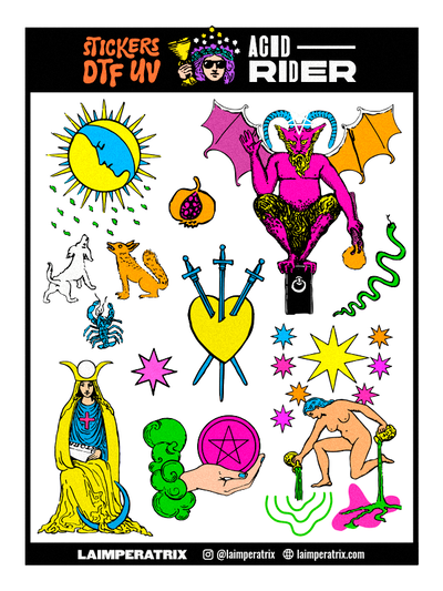 Stickers DTF UV - Acid