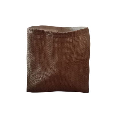 Cesto Multiuso de Arpillera y Lienzo 15x15