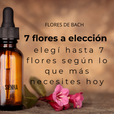 Flores de Bach 7 FLORES A ELECCIÓN-fórmula personalizada según tus emociones actuales