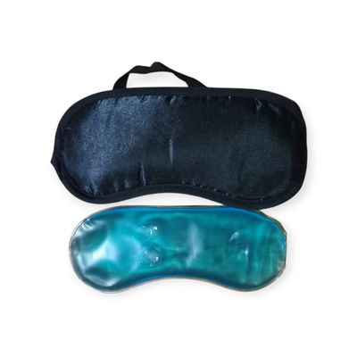Antifaz para Dormir con Gel Frío/Calor-Relajante y Reutilizable 