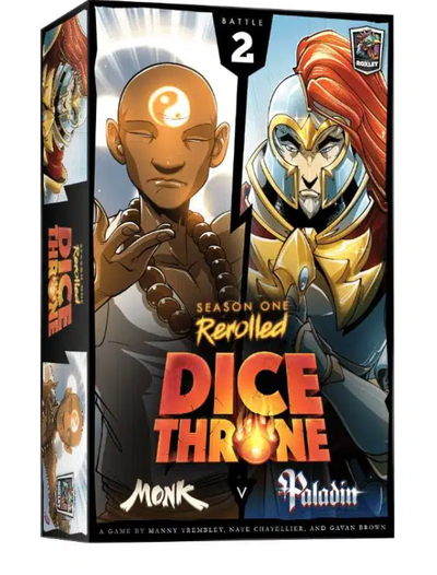 Dice Throne: Monje vs Paladín