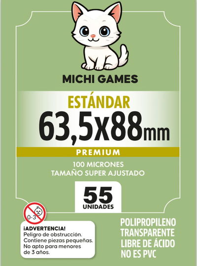 FOLIOS ESTANDAR PREMIUM 63,5x88mm - 55 unidades