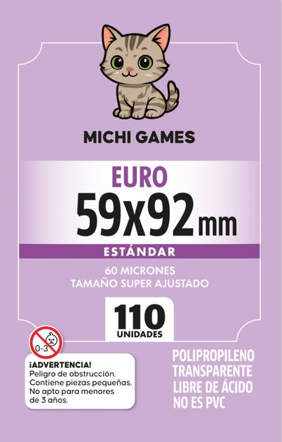 FOLIOS EURO ESTANDAR 59X92mm - 110 unidades