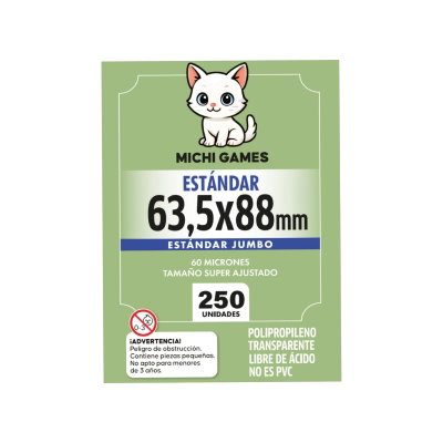 FOLIOS JUMBO ESTANDAR 63,5x88mm - 250 unidades