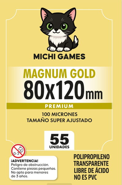 FOLIOS MAGNUM GOLD PREMIUM 80X120mm- 55 unidades